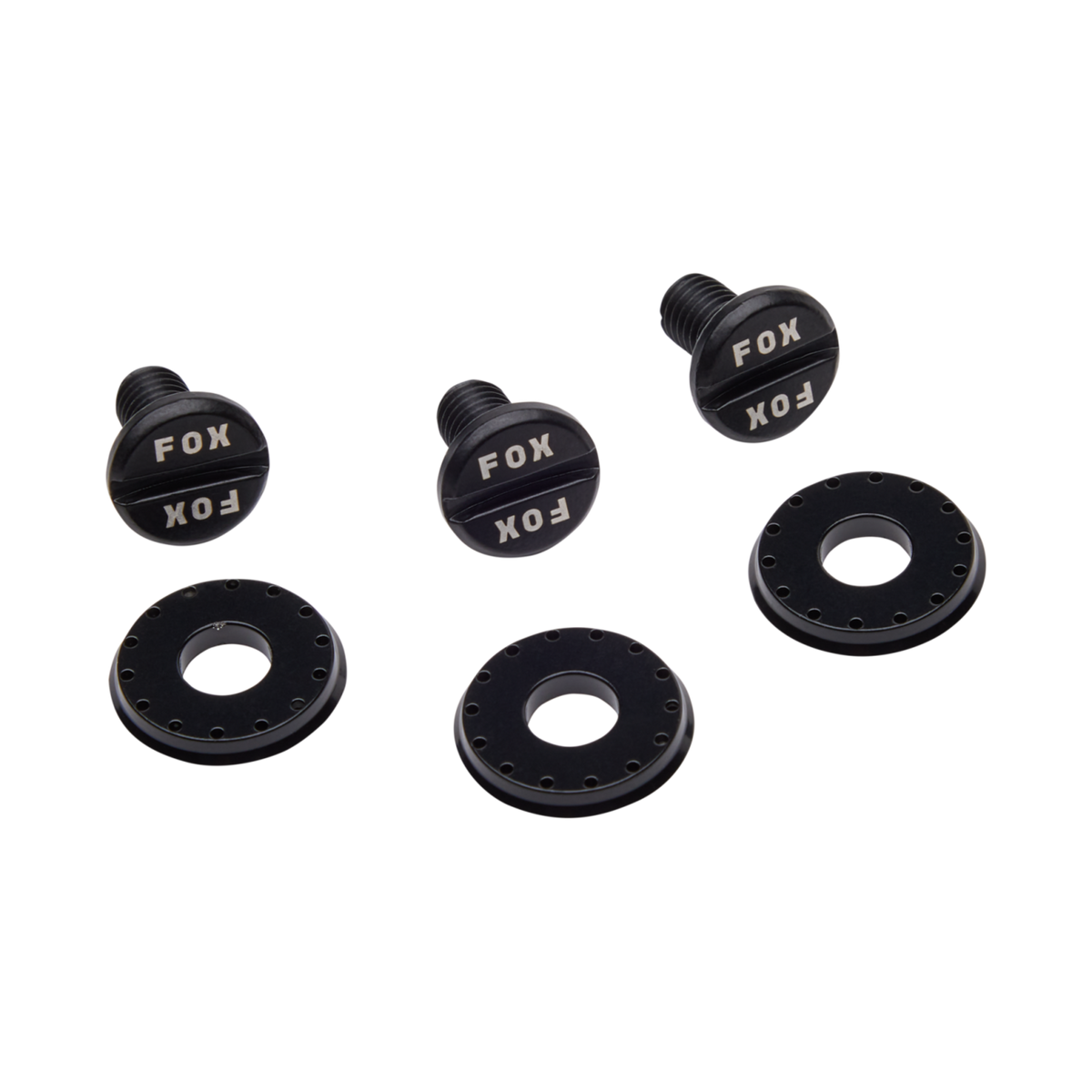 Fox Racing 24 V3 Rs Visor Screw Kit in SCHWARZ