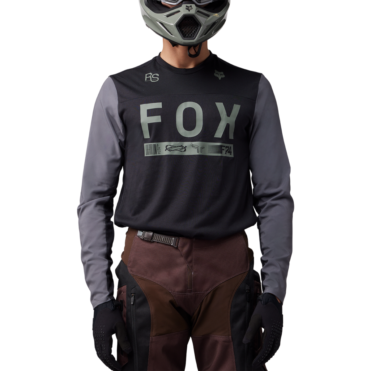 Fox Racing Ranger Off Road Motocrosstrikot in SCHWARZ