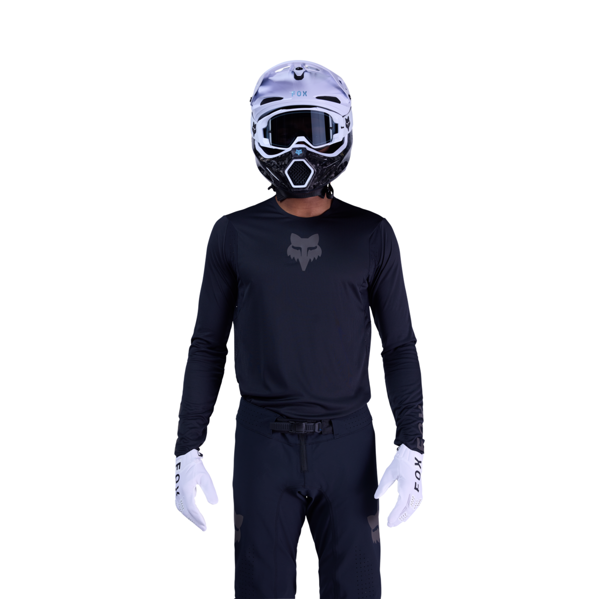 Fox Racing Flexair Blackout Motocrosstrikot in SCHWARZ