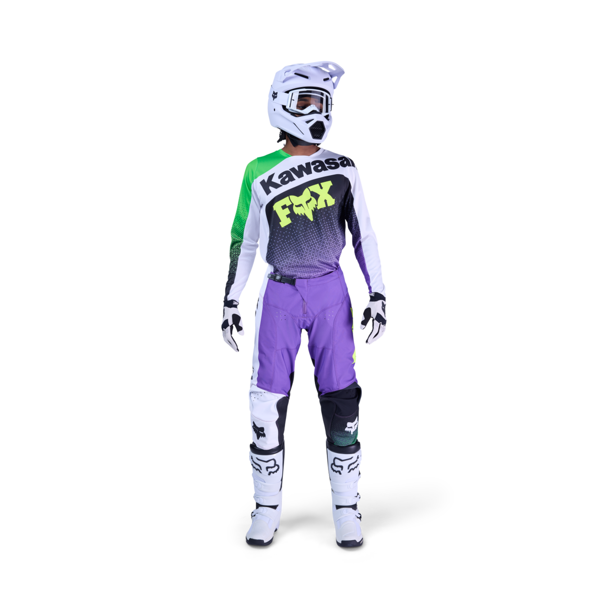 Fox Racing 180 Kawasaki Motocrosstrikot in MEHRFARBIG