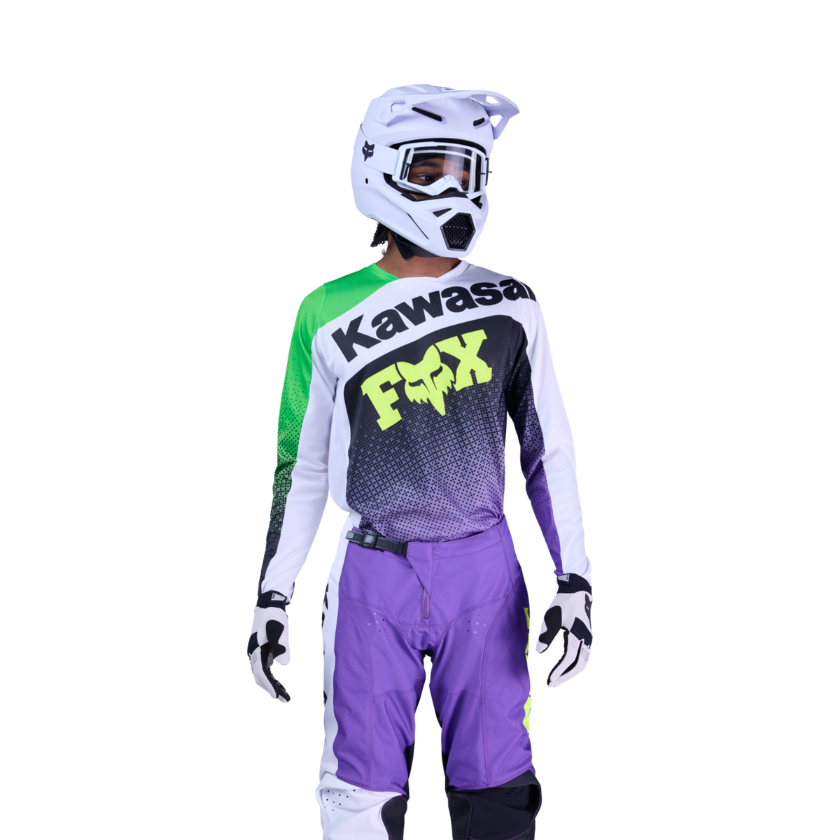 Fox Racing 180 Kawasaki Motocrosstrikot in MEHRFARBIG