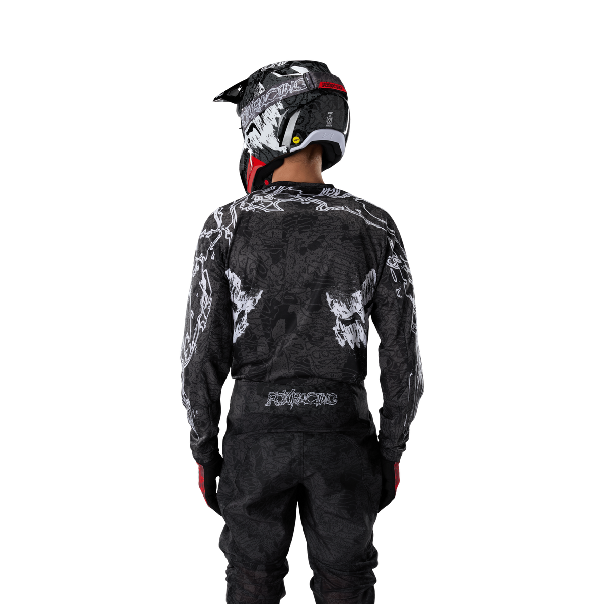 Fox Racing 180 Abyss Jersey in SCHWARZ