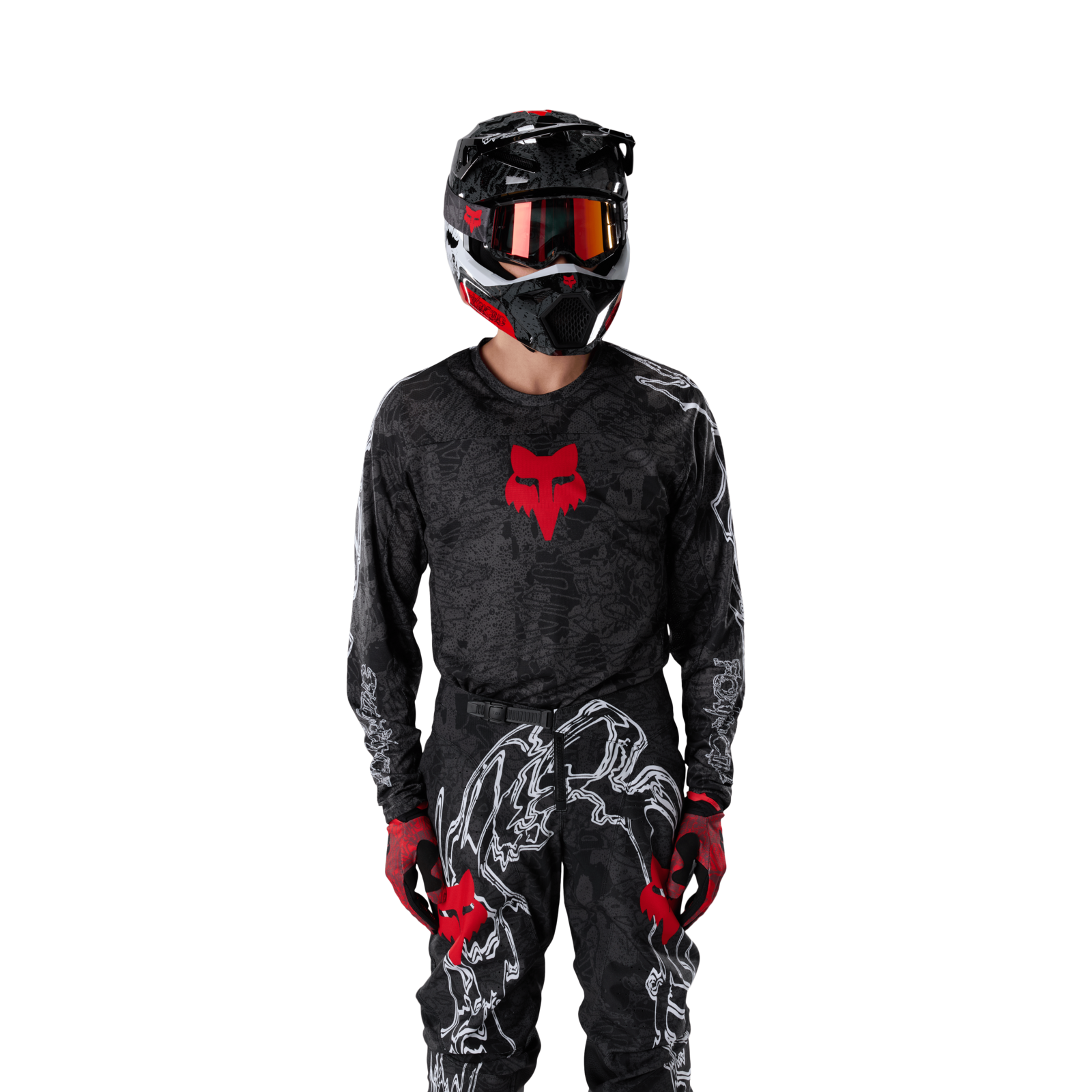 Fox Racing 180 Abyss Jersey in SCHWARZ