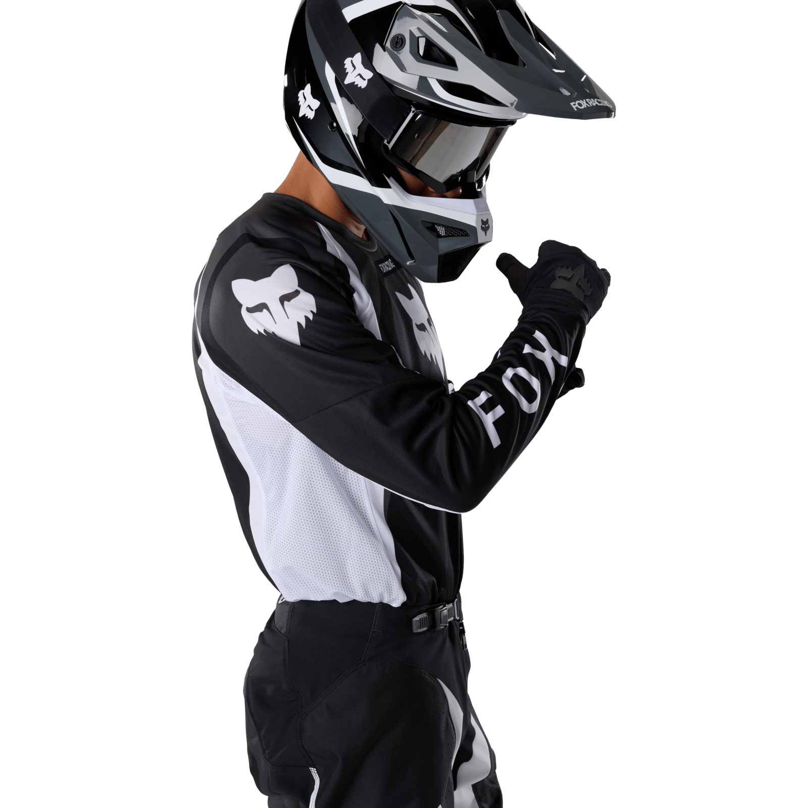 Fox Racing 180 Frame Motocrosstrikots in SCHWARZ