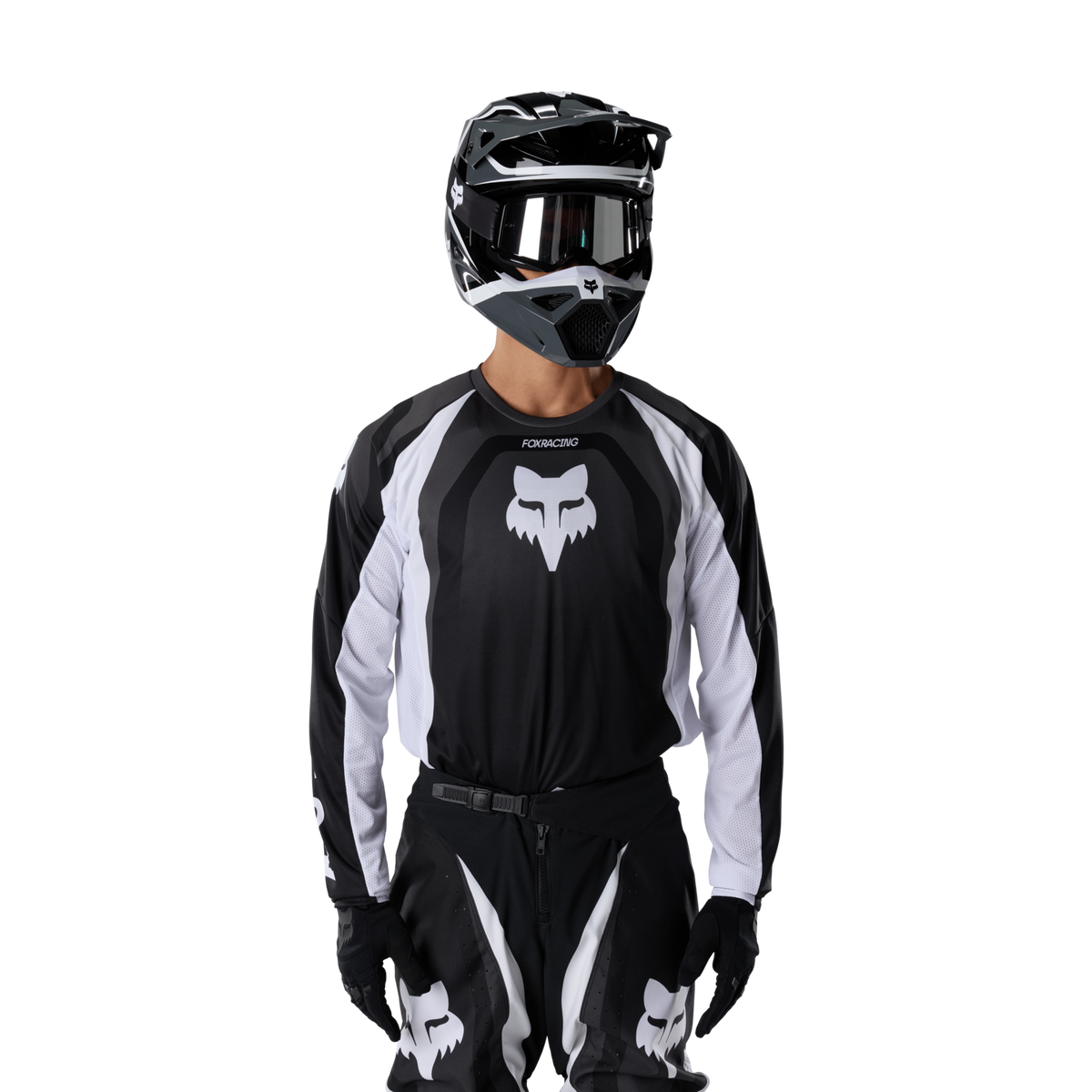Fox Racing 180 Frame Motocrosstrikots in SCHWARZ