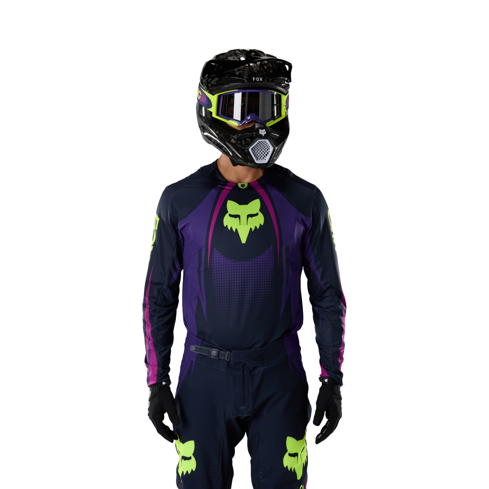 Fox Racing 360 Temper Jersey in SCHWARZ