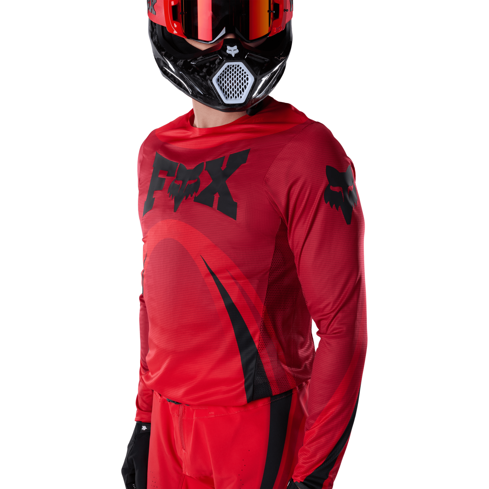 Fox Racing Flexair Arc Jersey in ROT