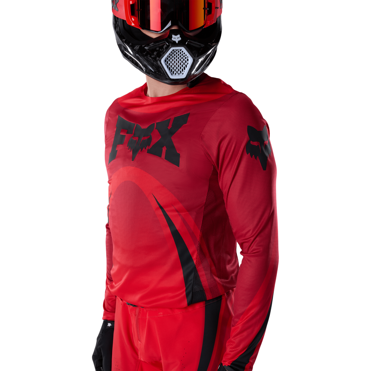Fox Racing Flexair Arc Jersey in ROT