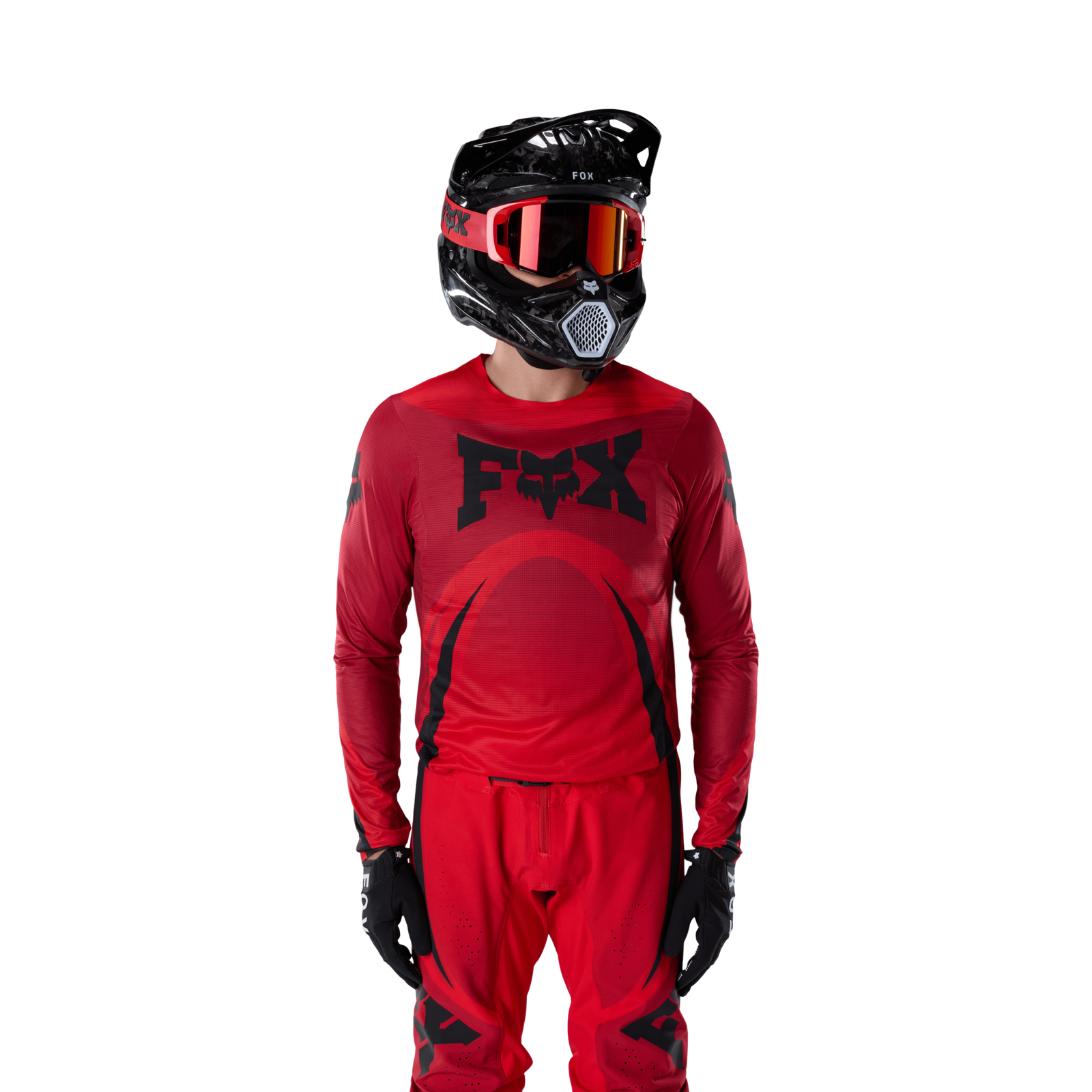 Fox Racing Flexair Arc Jersey in ROT