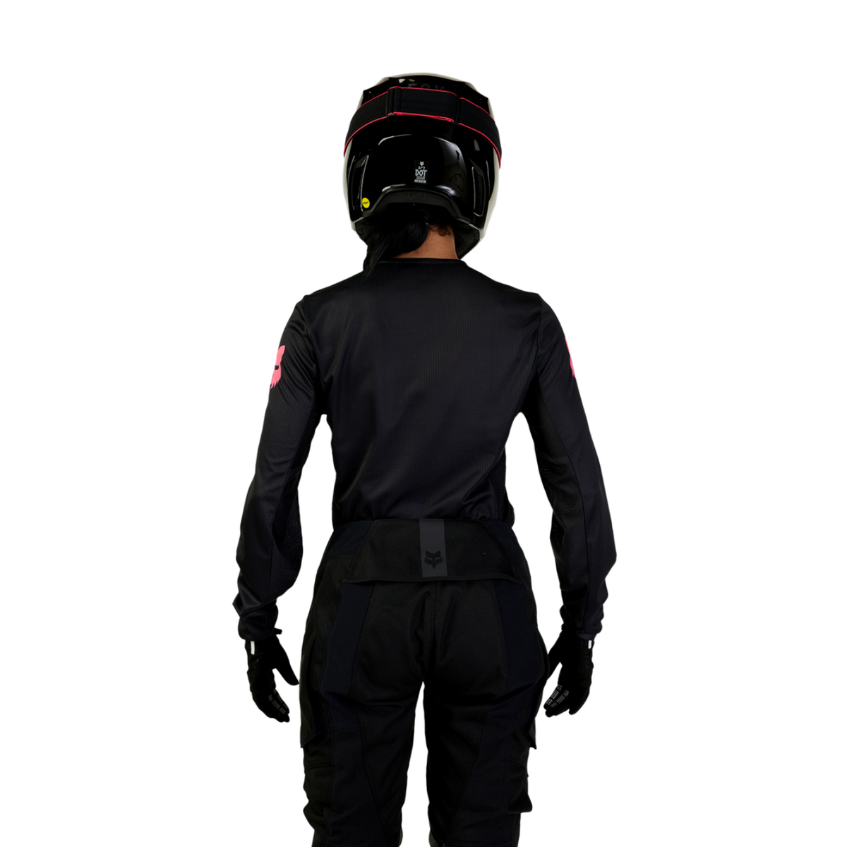 Fox Racing W Blackout Motocrosstrikot in SCHWARZ