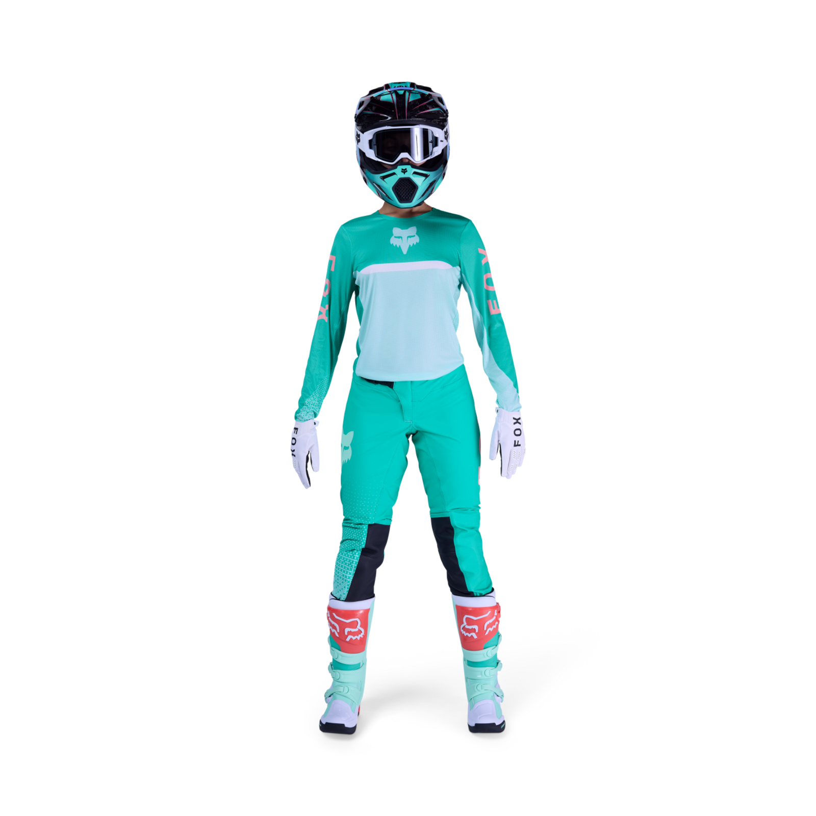 Fox Racing Wmns Flexair Fracture Motocrosstrikot in BLAU