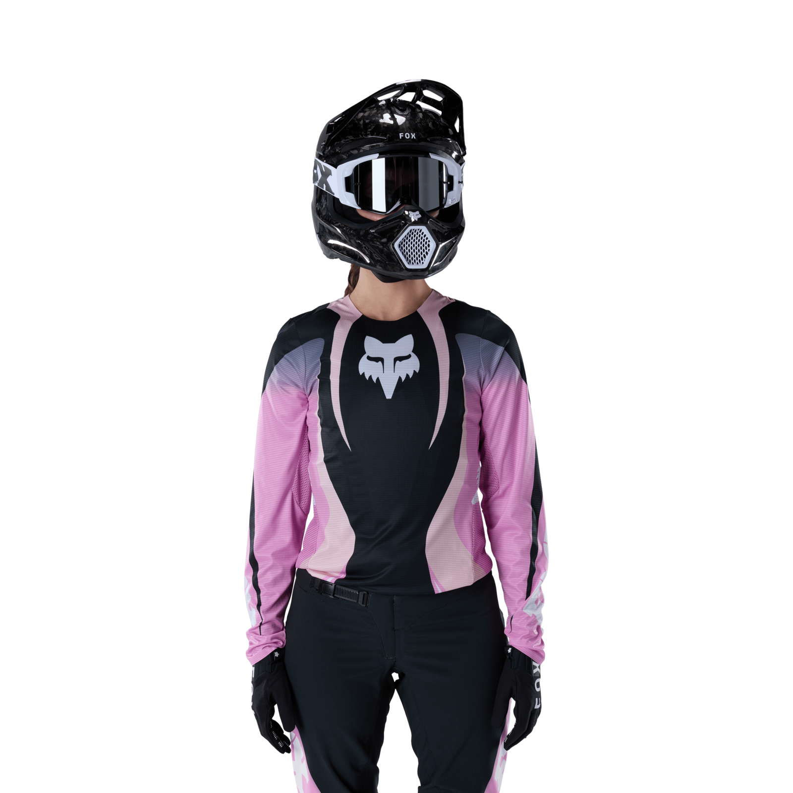 Fox Racing W Flexair Thorn Jersey in SCHWARZ