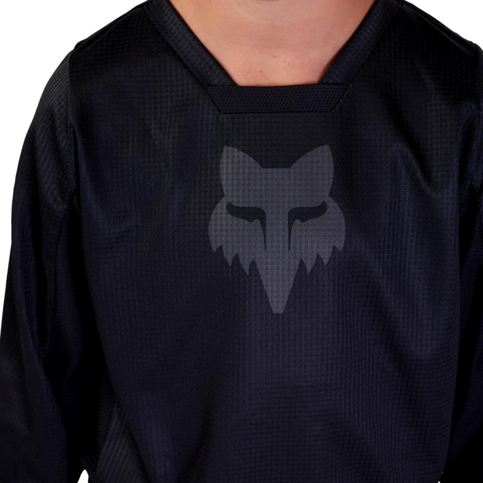 Fox Racing Yth Blackout Motocrosstrikot in SCHWARZ