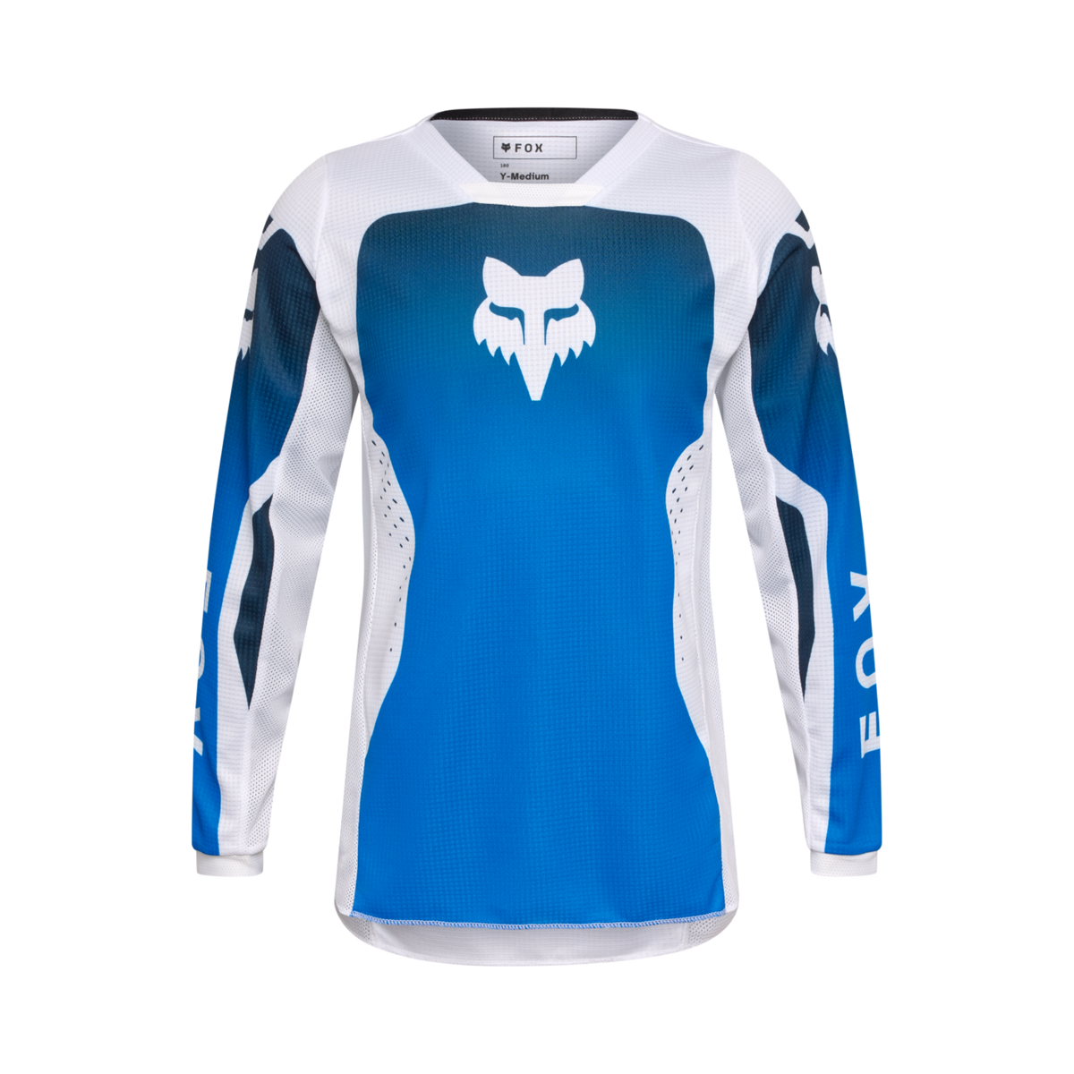 Fox Racing Yth 180 Shield Motocrosstrikot in BLAU