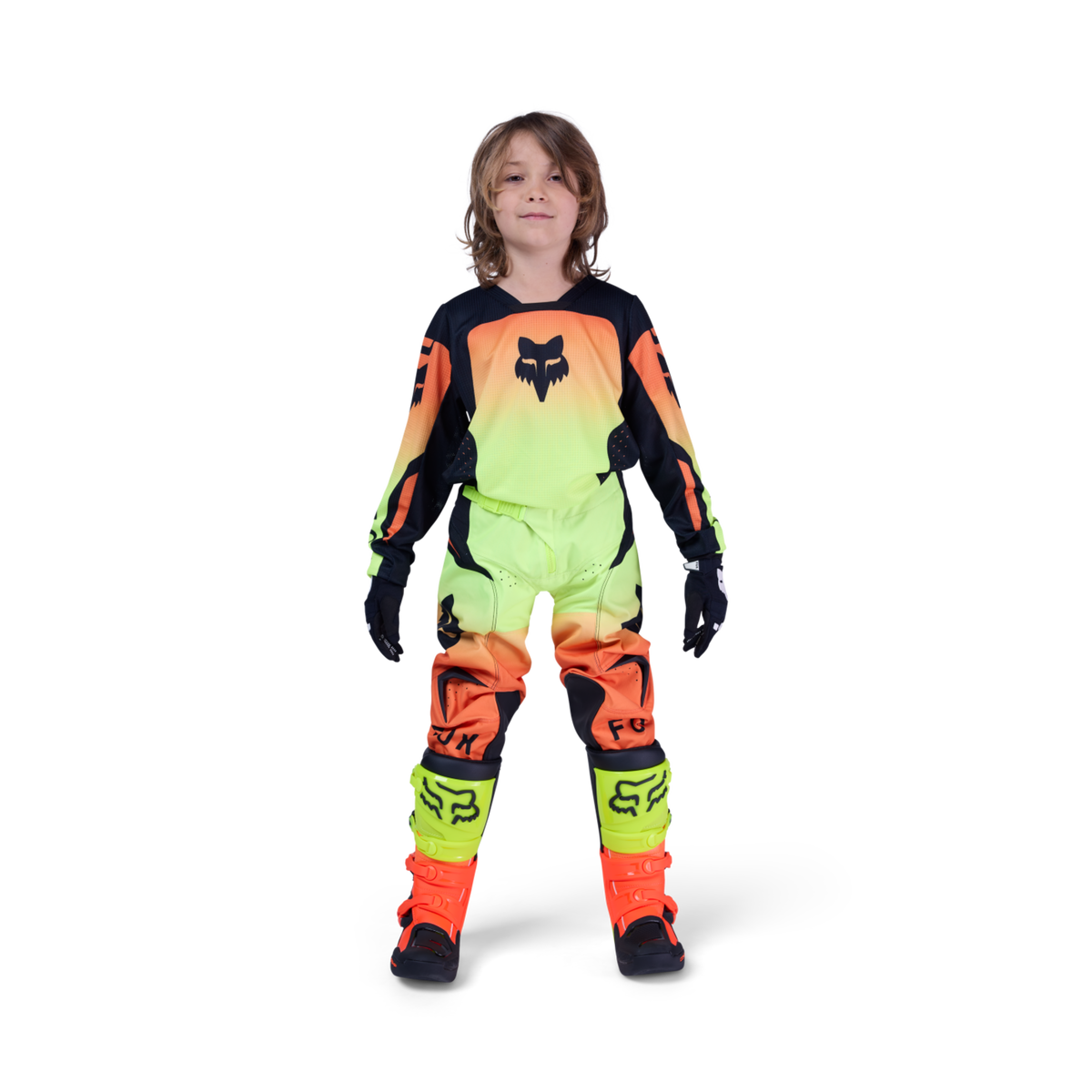 Fox Racing Yth 180 Shield Motocrosstrikot in MEHRFARBIG