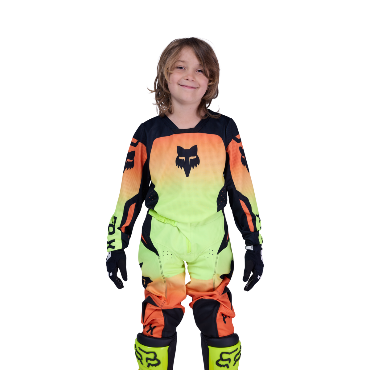 Fox Racing Yth 180 Shield Motocrosstrikot in MEHRFARBIG