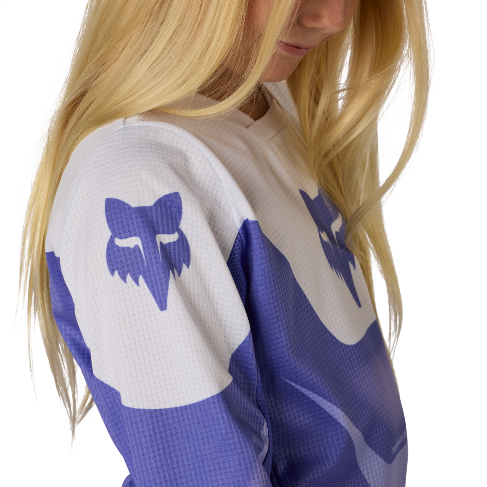 Fox Racing Yth 180 Noble Motocrosstrikots in BLAU