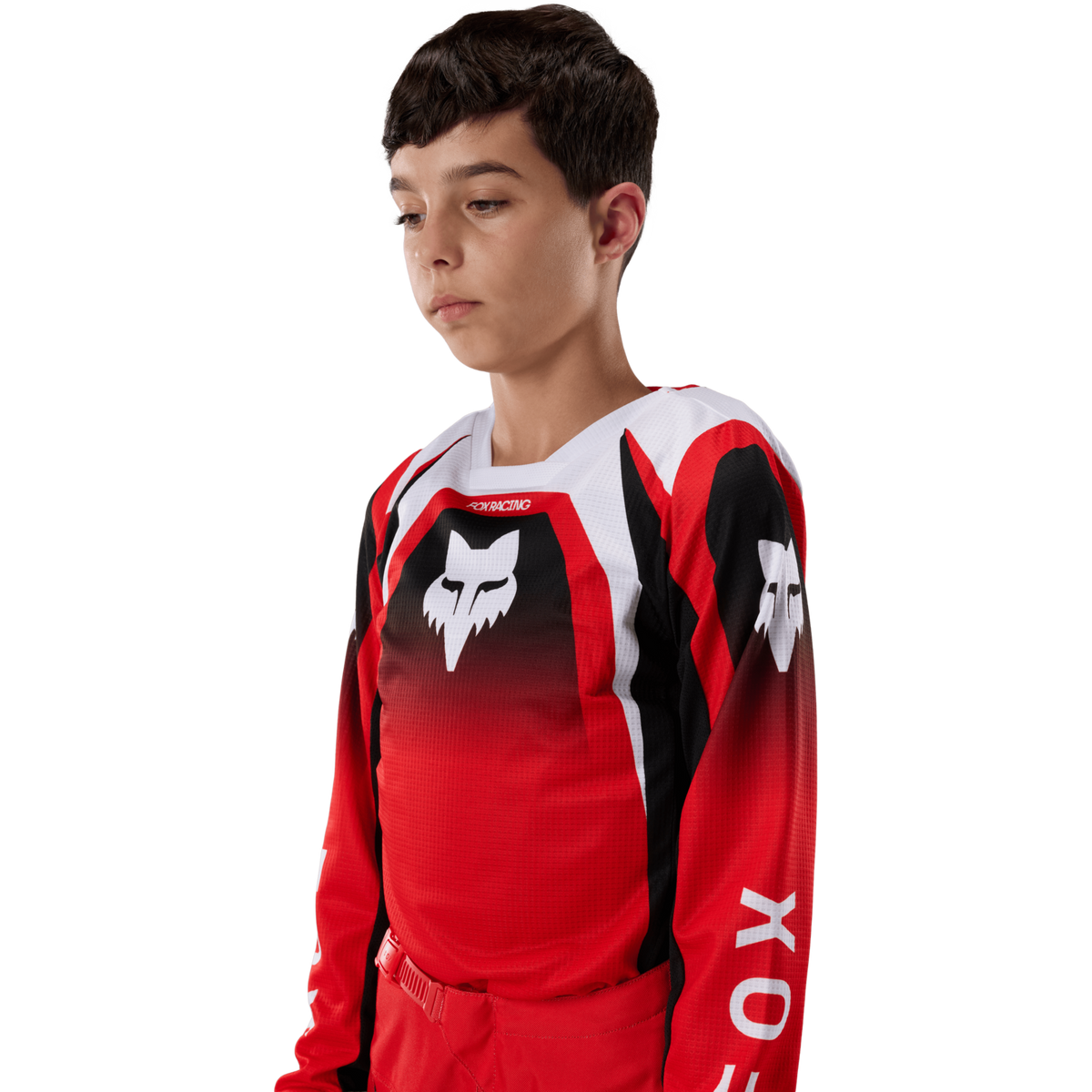 Fox Racing Yth 180 Frame Jersey in ROT