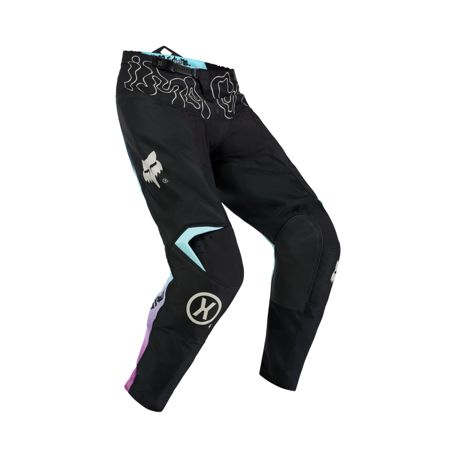 Fox Racing 180 Hello Future Motocrosshose in SCHWARZ