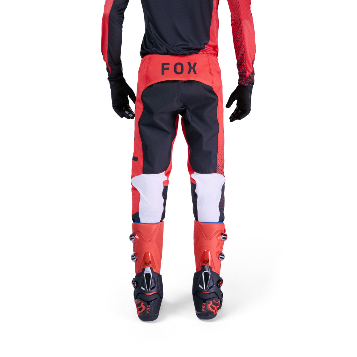 Fox Racing Flexair Fracture Motocrosshose in ROT
