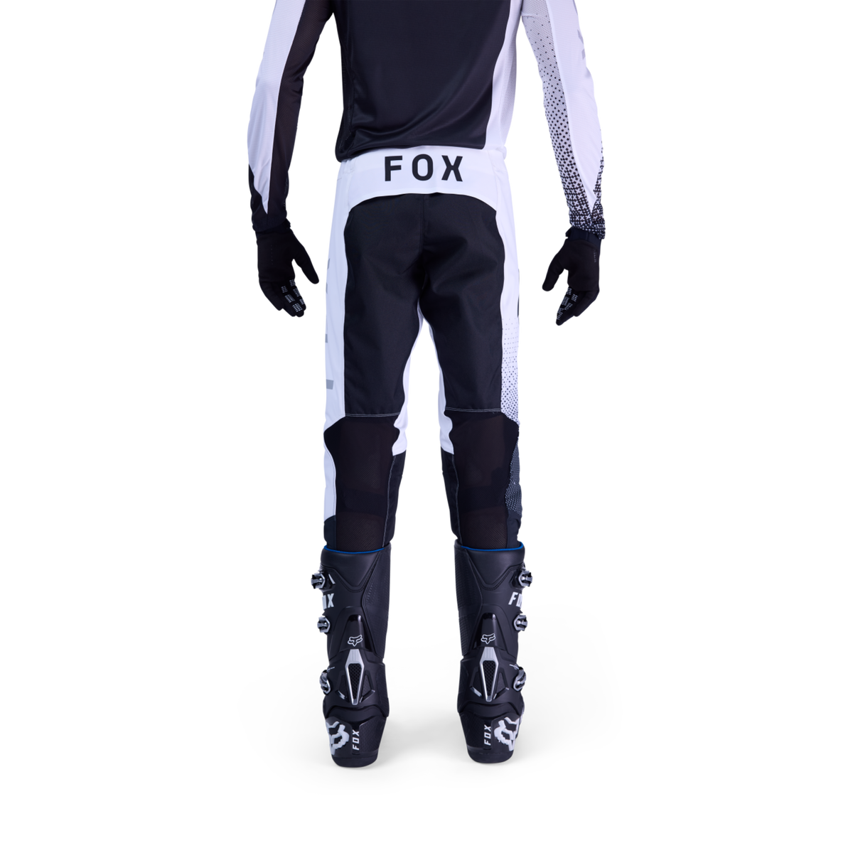 Fox Racing Flexair Fracture Motocrosshose in WEISS