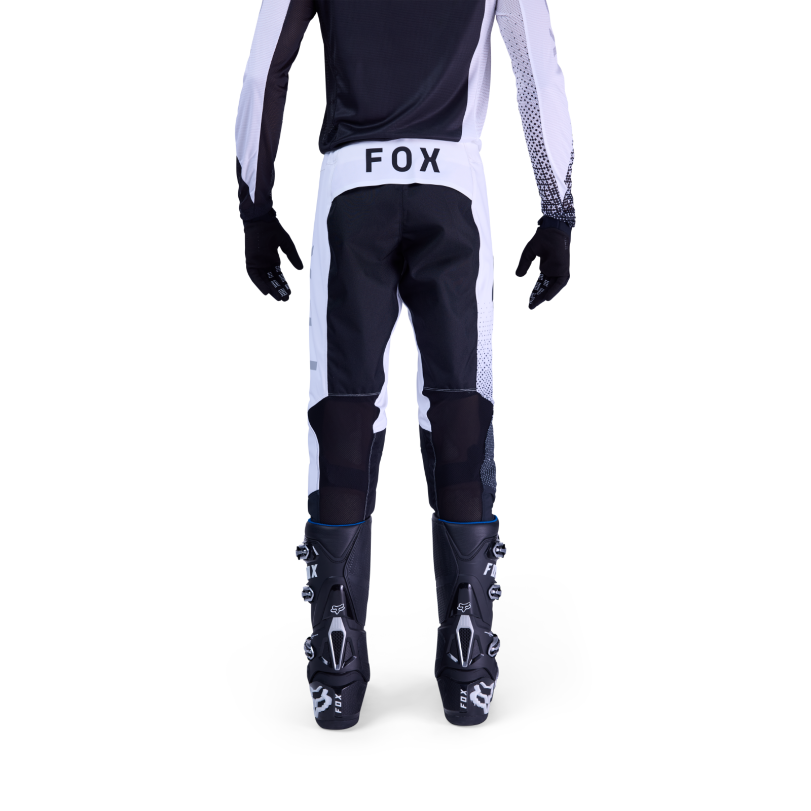 Fox Racing Flexair Fracture Motocrosshose in WEISS