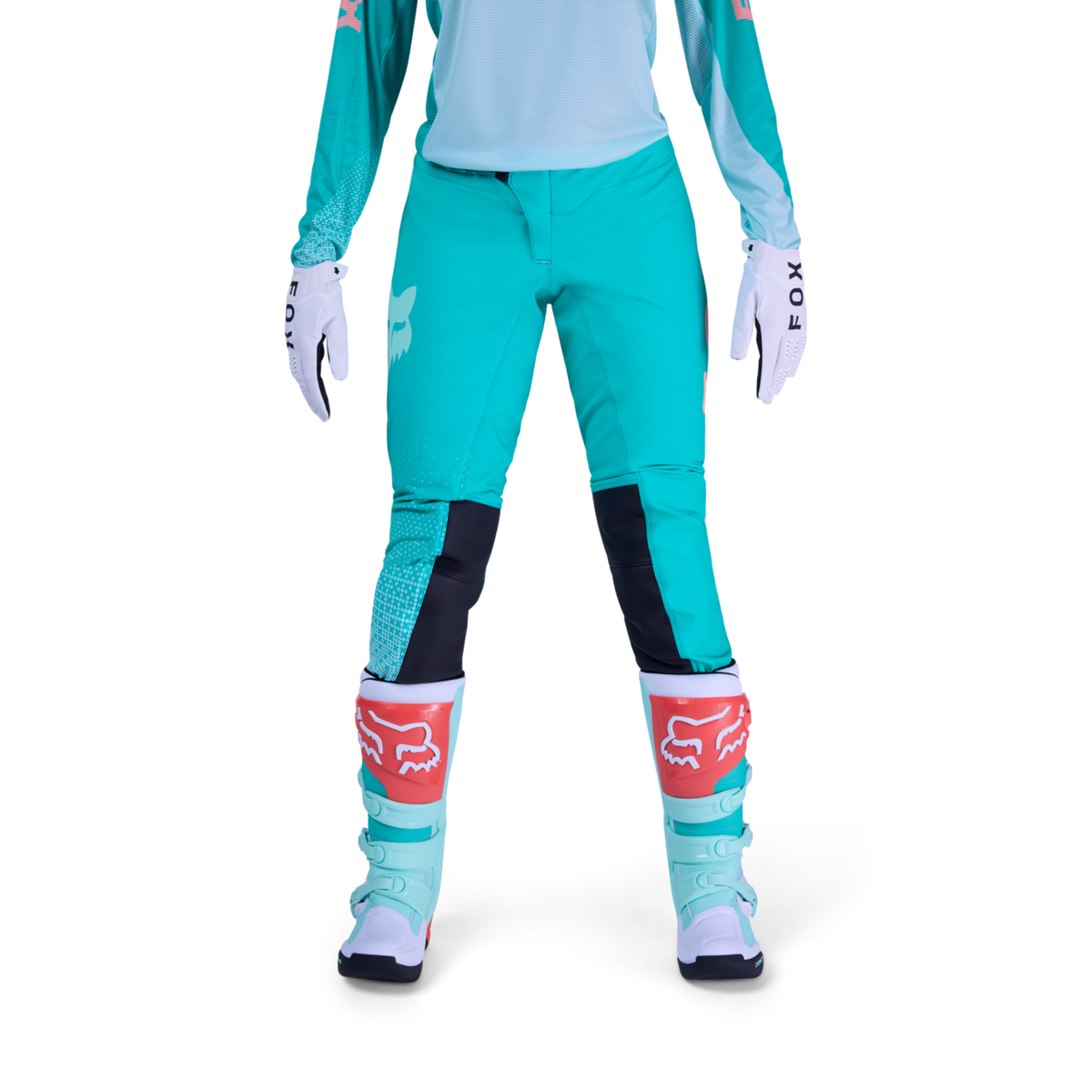 Fox Racing Wmns Flexair Fracture Motocrosshose in BLAU