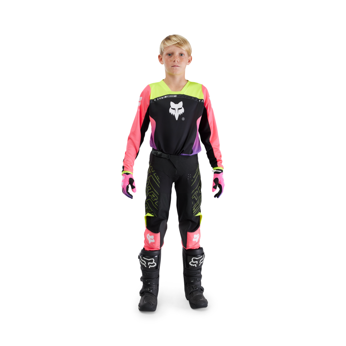 Fox Racing Yth 180 Elevated Motocrosshose in MEHRFARBIG