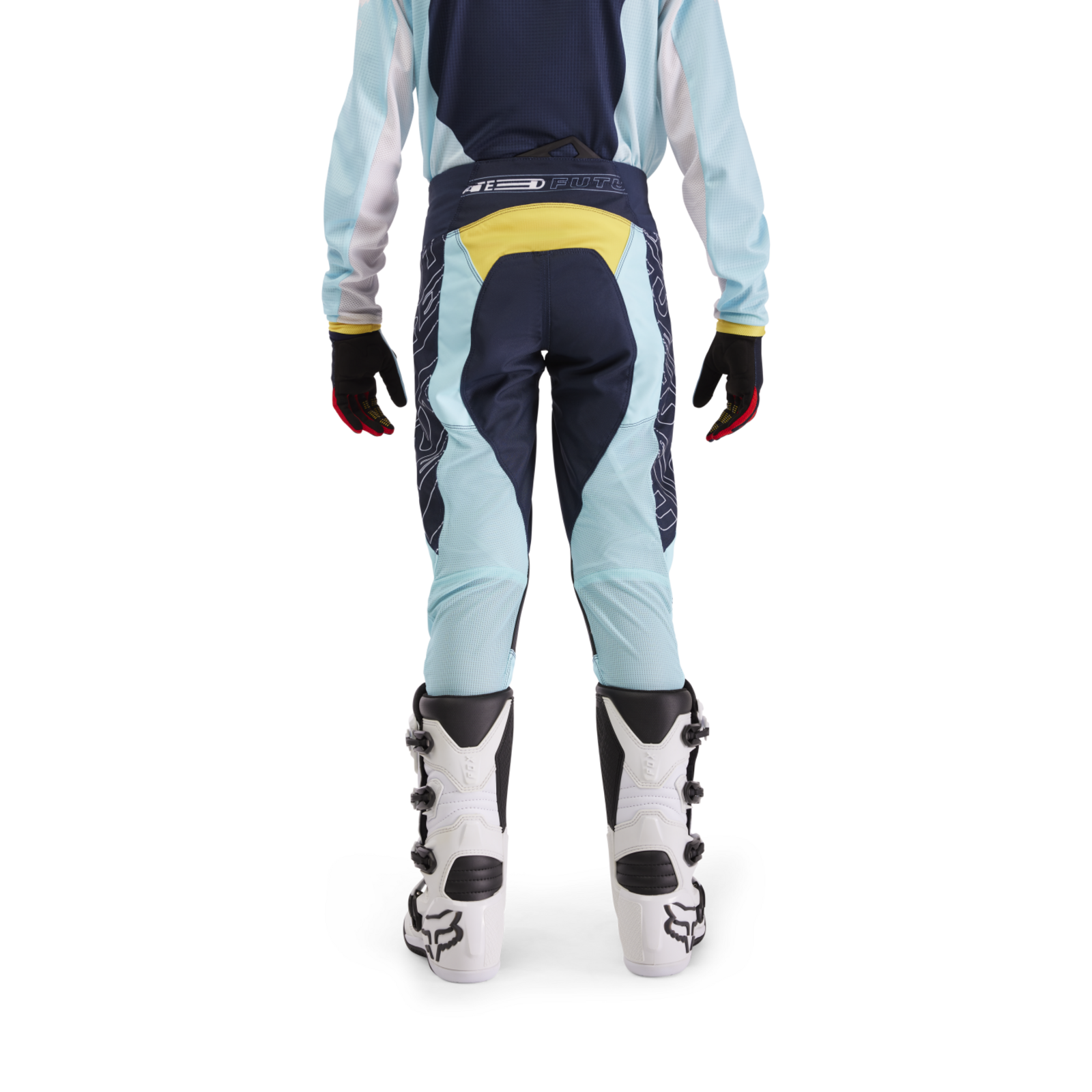 Fox Racing Yth 180 Elevated Motocrosshose in BLAU