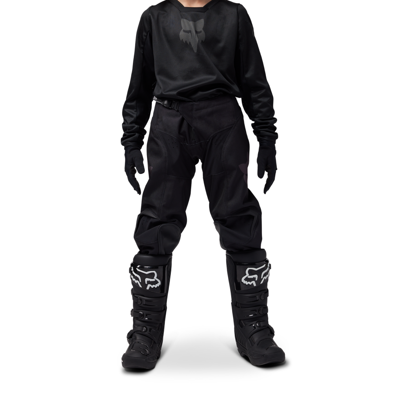Fox Racing Yth Blackout Motocrosshose in SCHWARZ
