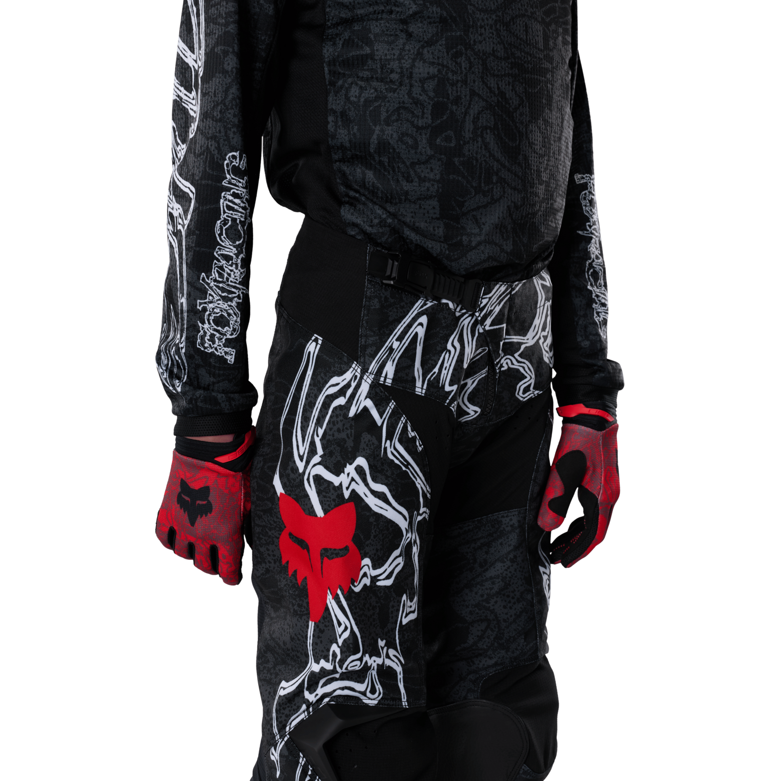 Fox Racing Yth 180 Abyss Pant in SCHWARZ