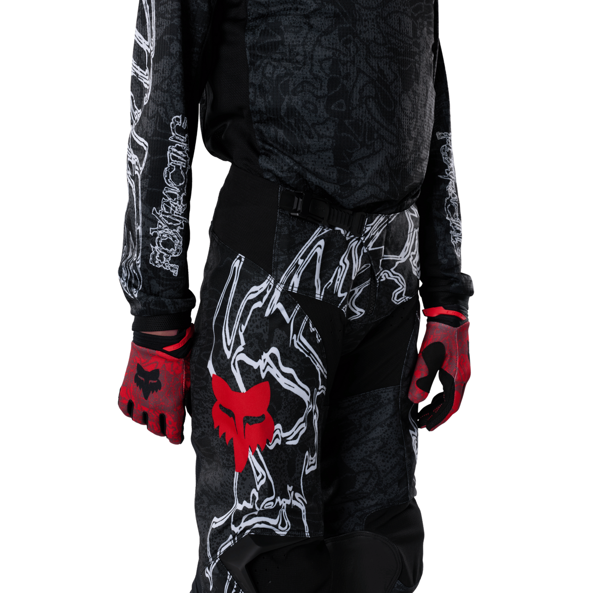 Fox Racing Yth 180 Abyss Pant in SCHWARZ
