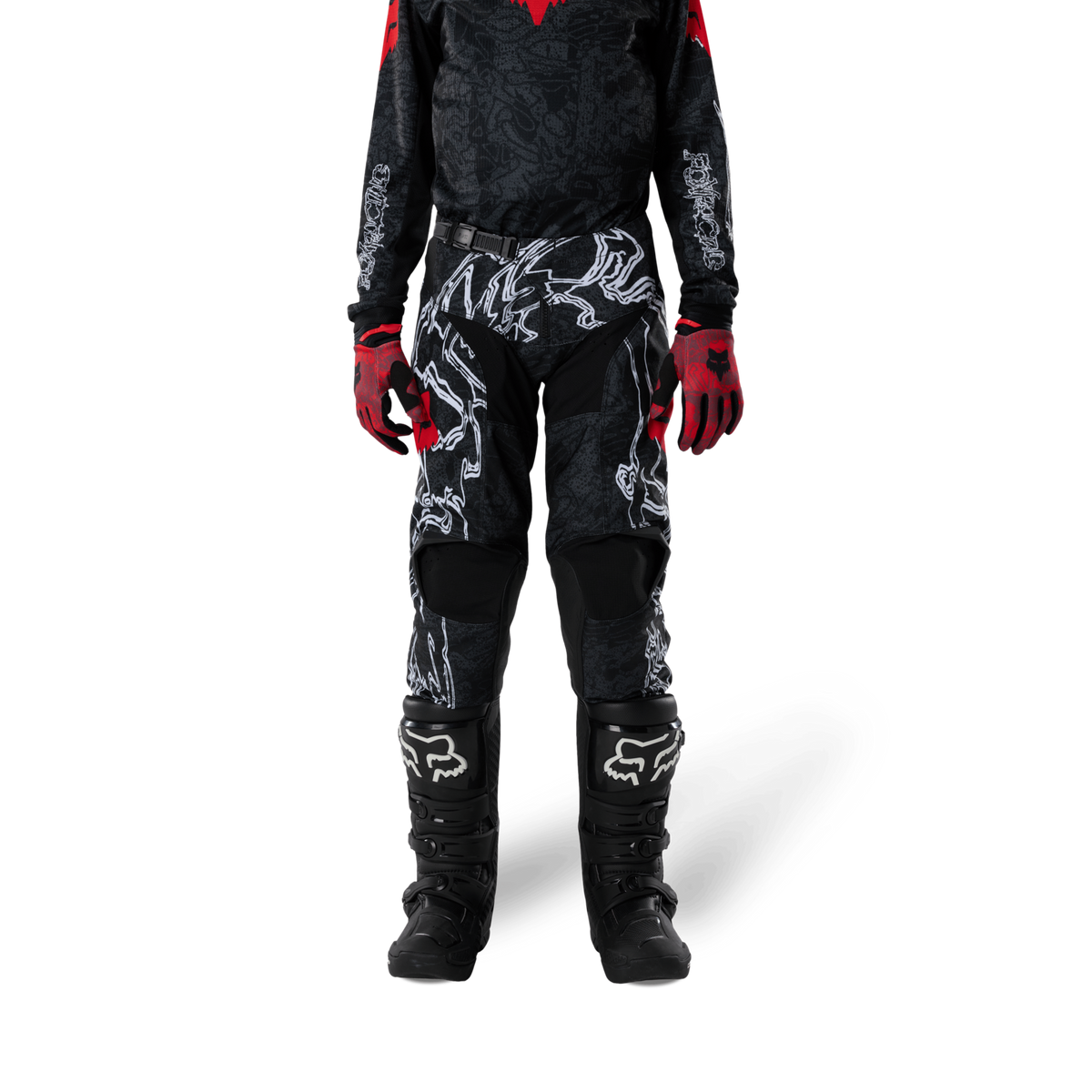 Fox Racing Yth 180 Abyss Pant in SCHWARZ