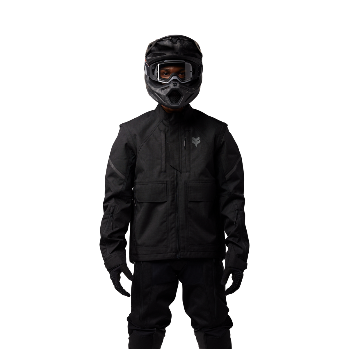 Fox Racing Defend Off Road Motorradjacke in SCHWARZ