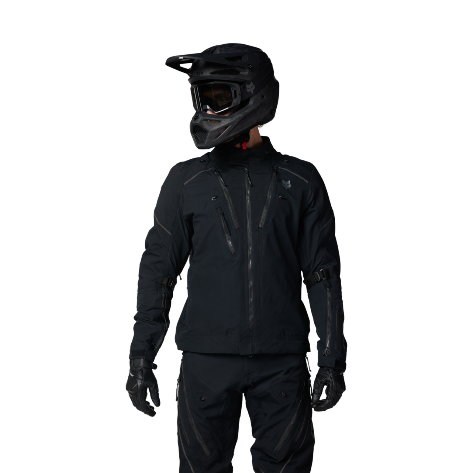 Fox Racing Defend Gore-Tex ADV Motorradjacke in SCHWARZ
