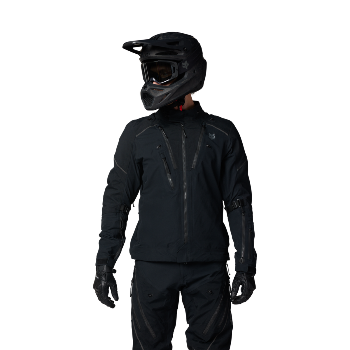 Fox Racing Defend Gore-Tex ADV Motorradjacke in SCHWARZ