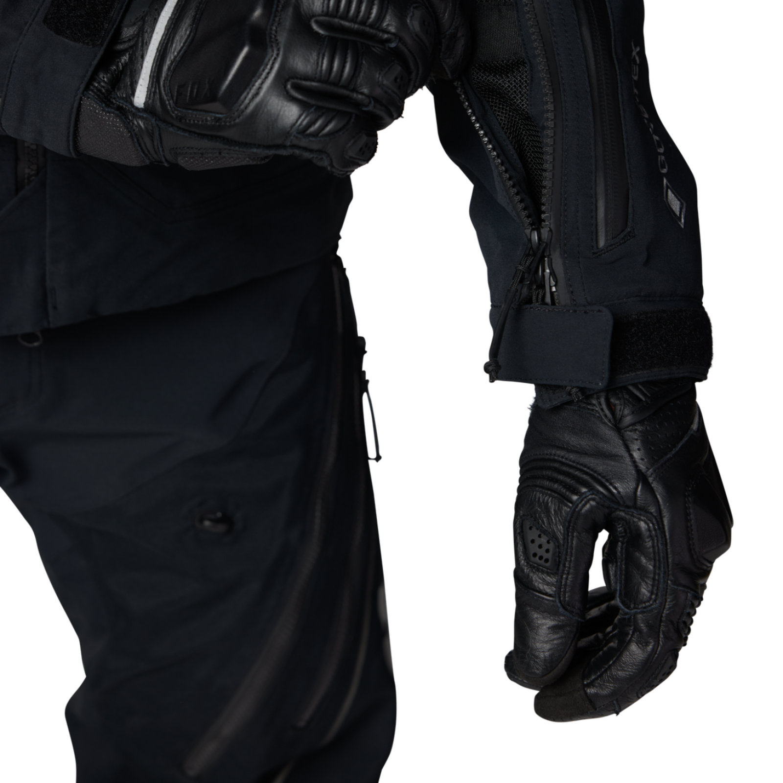 Fox Racing Defend Gore-Tex ADV Motorradjacke in SCHWARZ