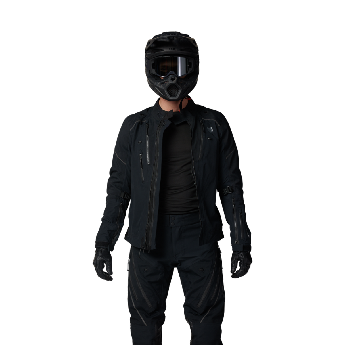 Fox Racing Defend Gore-Tex ADV Motorradjacke in SCHWARZ