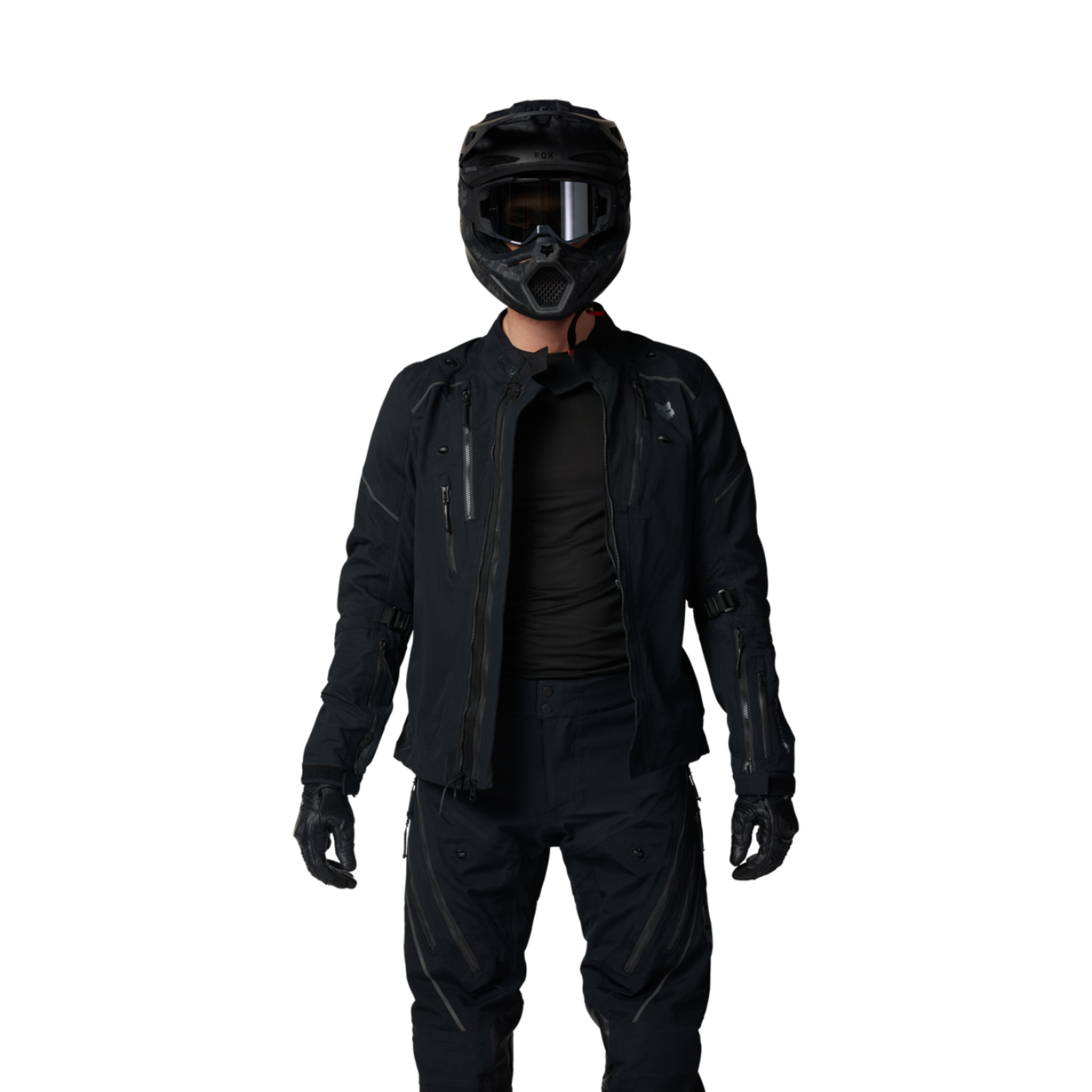 Fox Racing Defend Gore-Tex ADV Motorradjacke in SCHWARZ