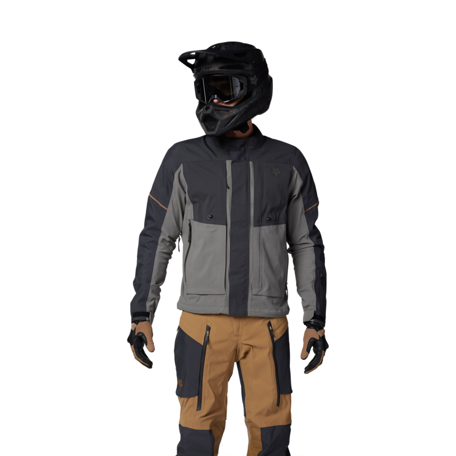 Fox Racing Ranger Gore-Tex ADV Motorradjacke in GRAU