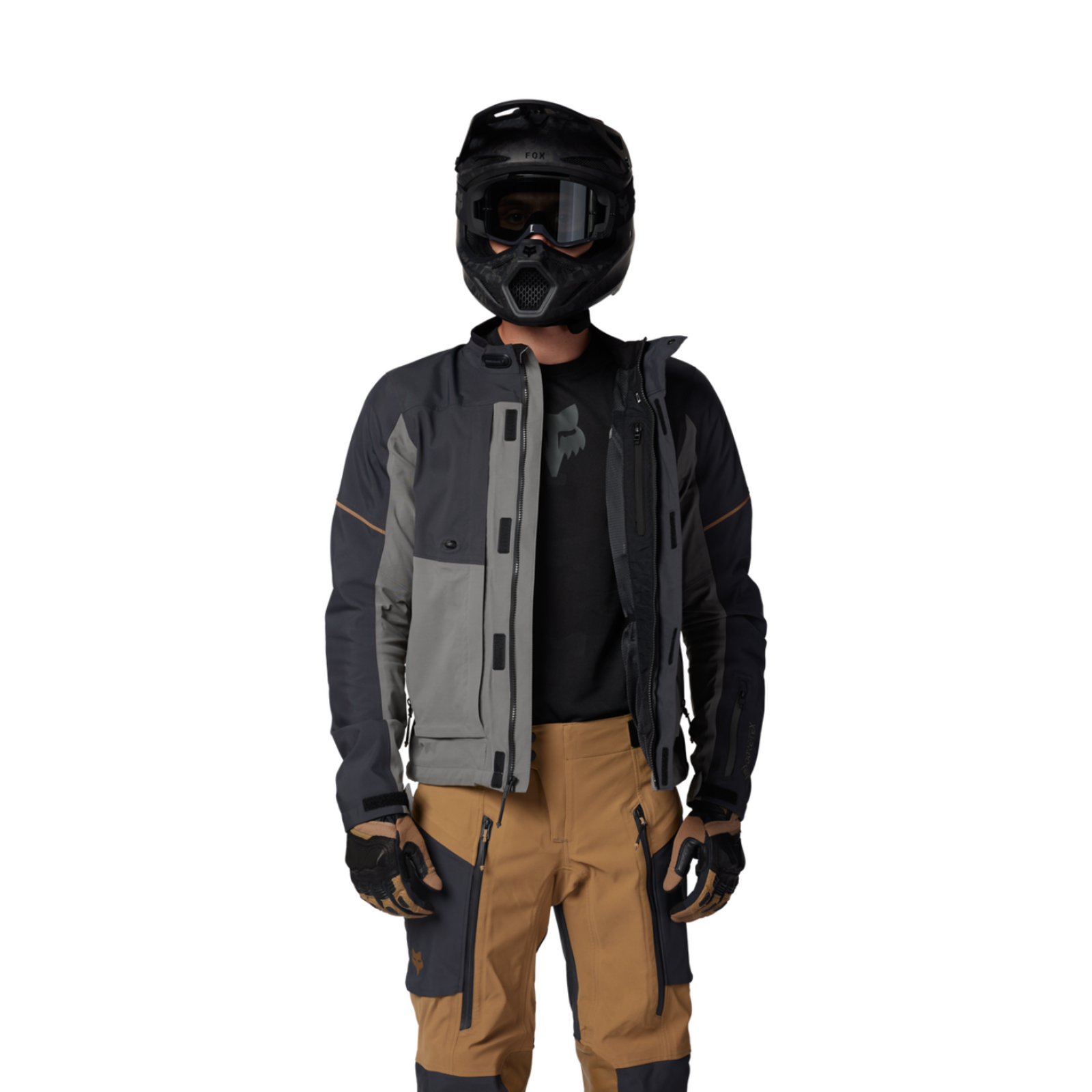 Fox Racing Ranger Gore-Tex ADV Motorradjacke in GRAU