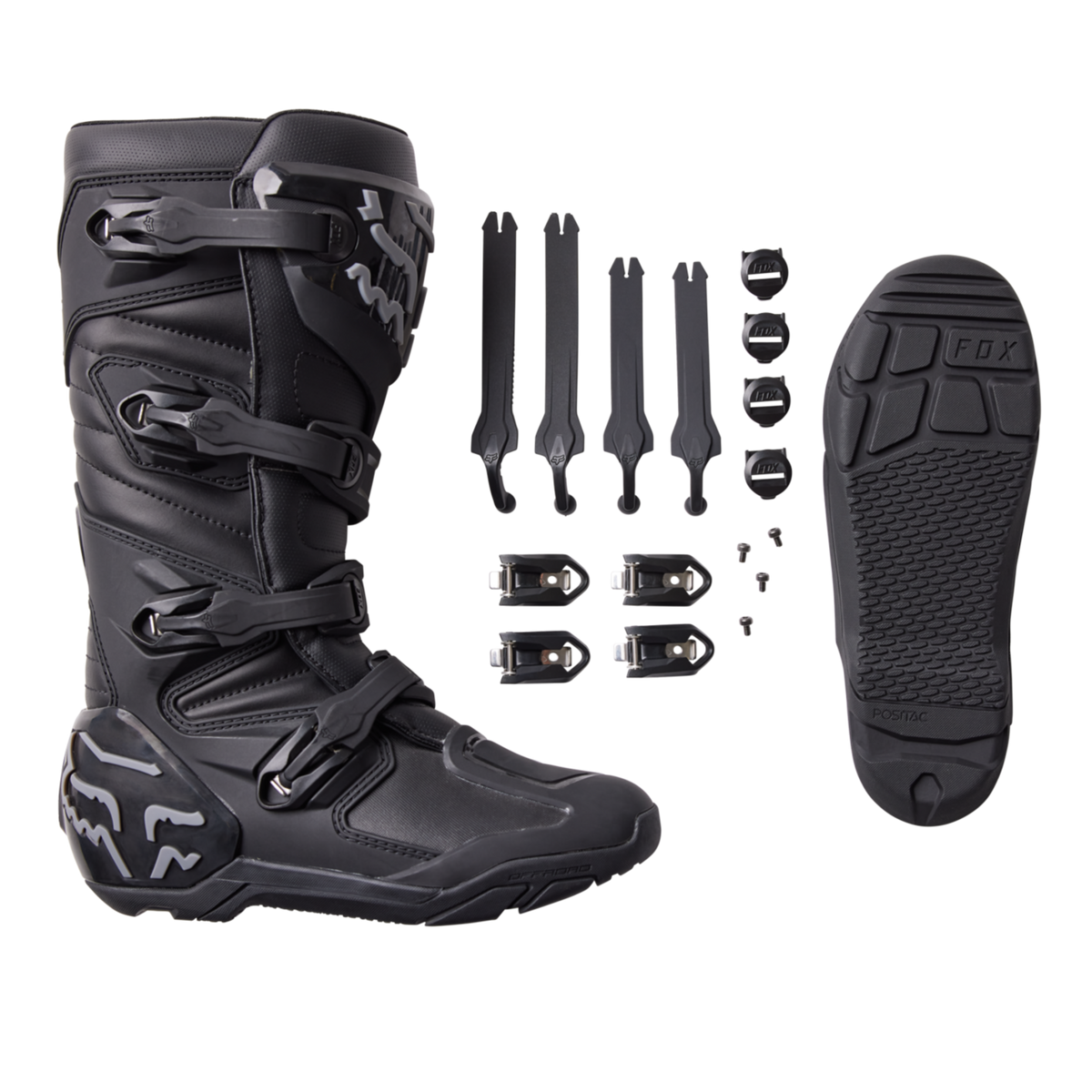 Fox Racing Comp X Motocrossstiefel in SCHWARZ