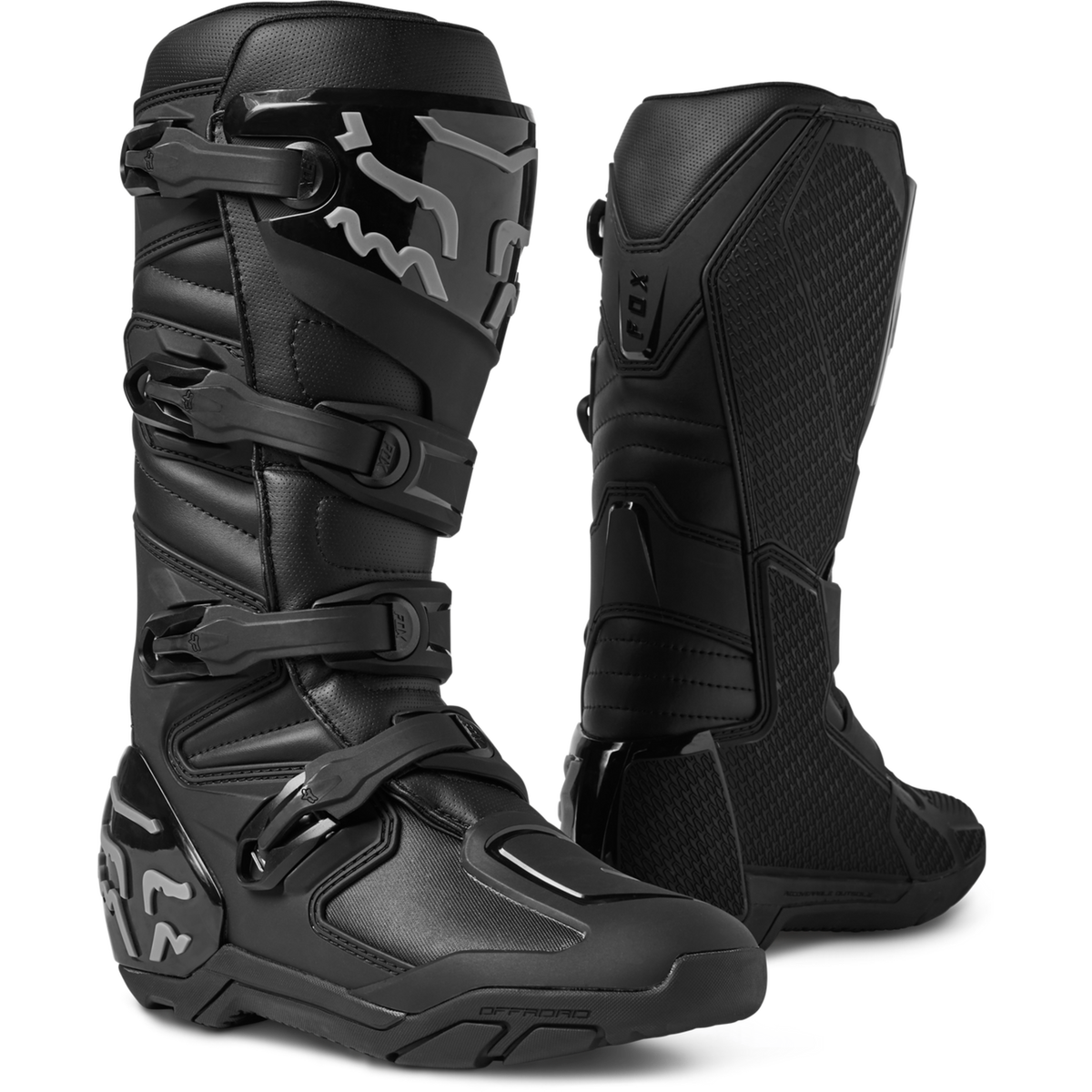 Fox Racing Comp X Motocrossstiefel in SCHWARZ