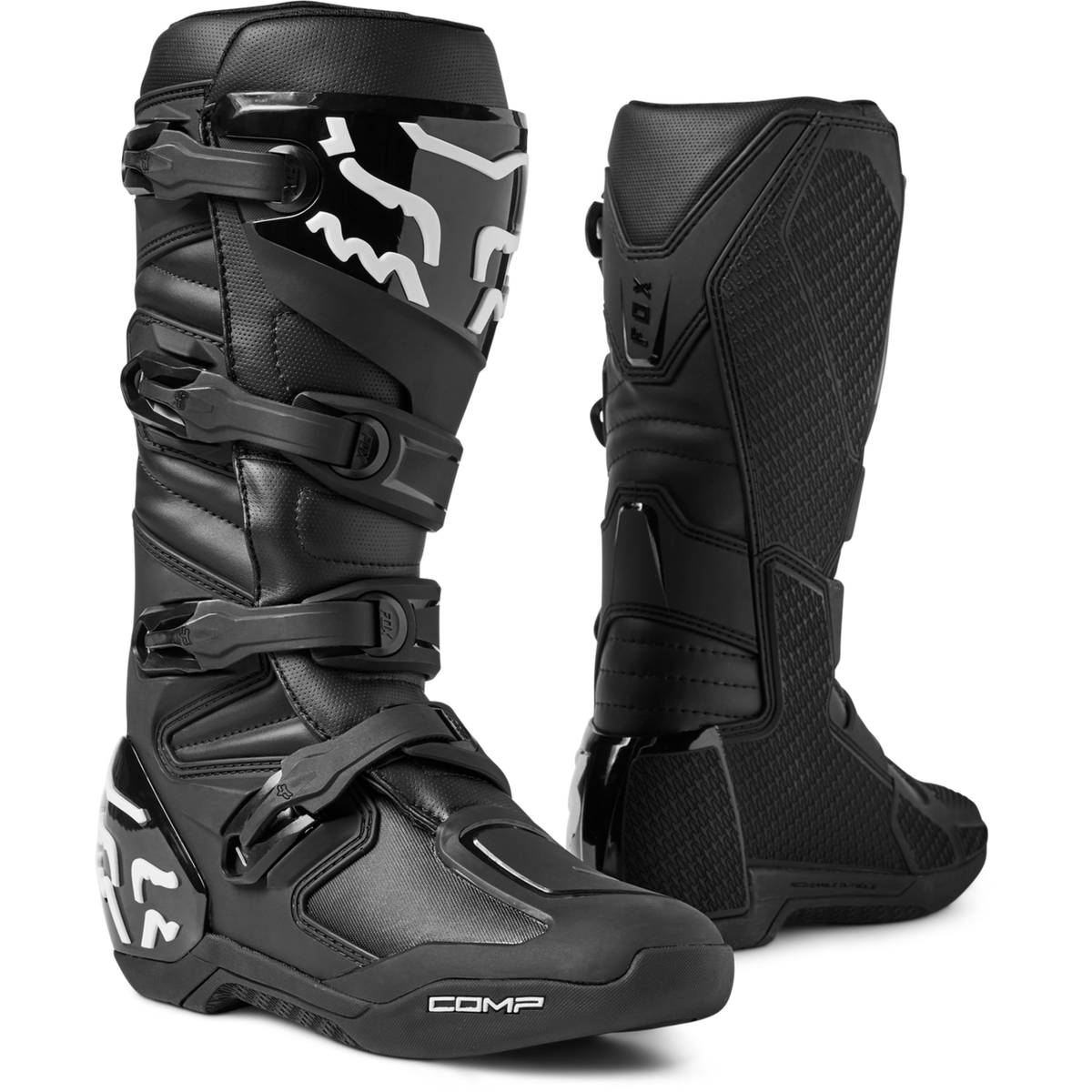 Fox Racing Comp Motocrossstiefel in SCHWARZ