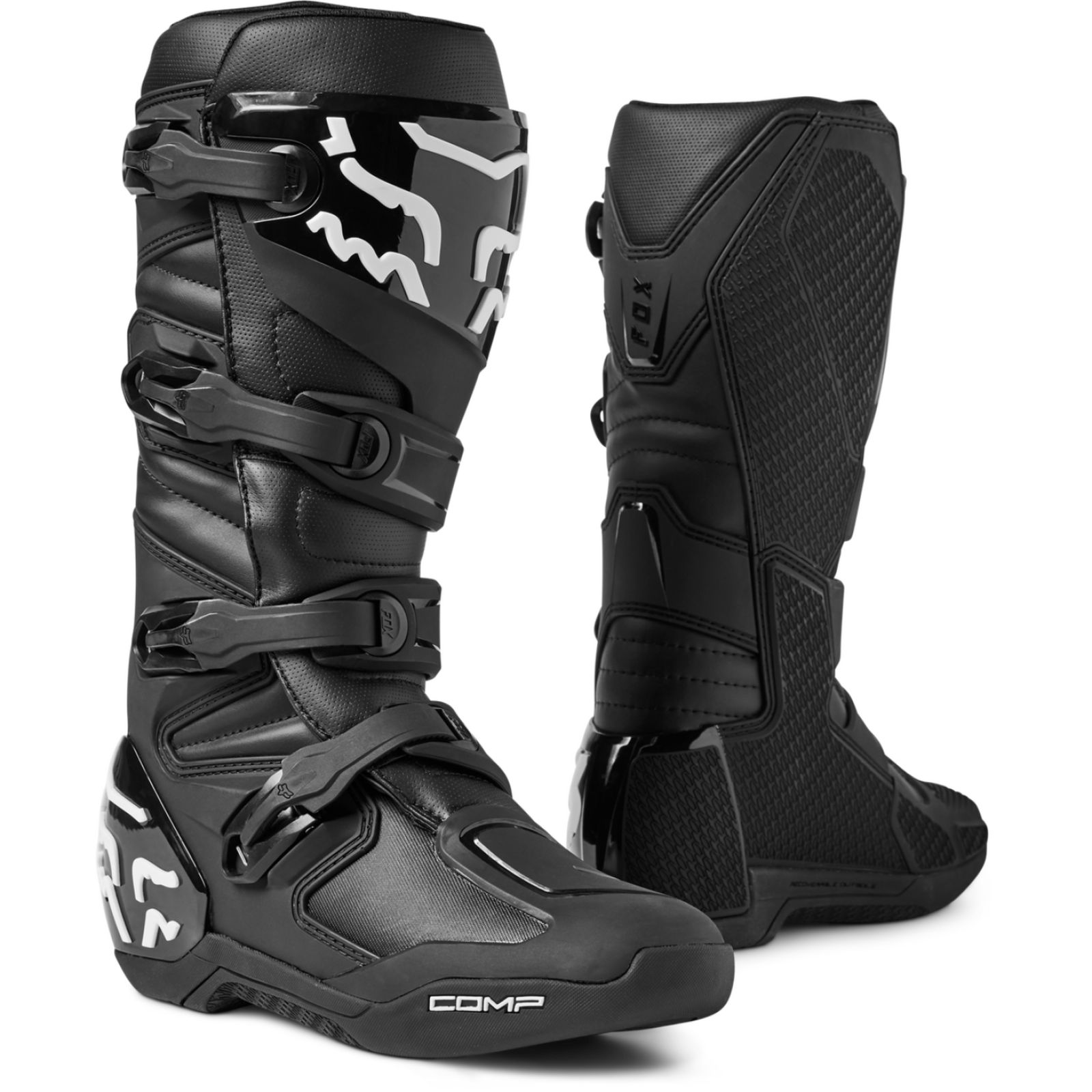 Fox Racing Comp Motocrossstiefel in SCHWARZ