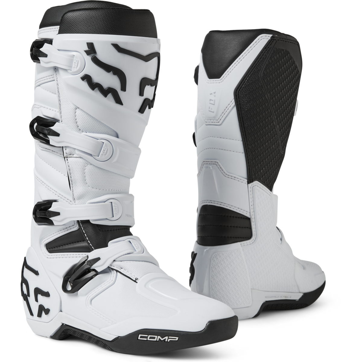 Fox Racing Comp Motocrossstiefel in WEISS