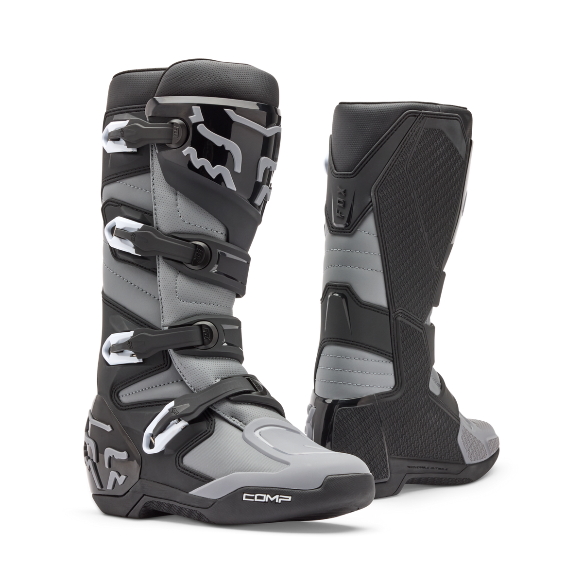 Fox Racing Comp Core Motocrossstiefel in GRAU