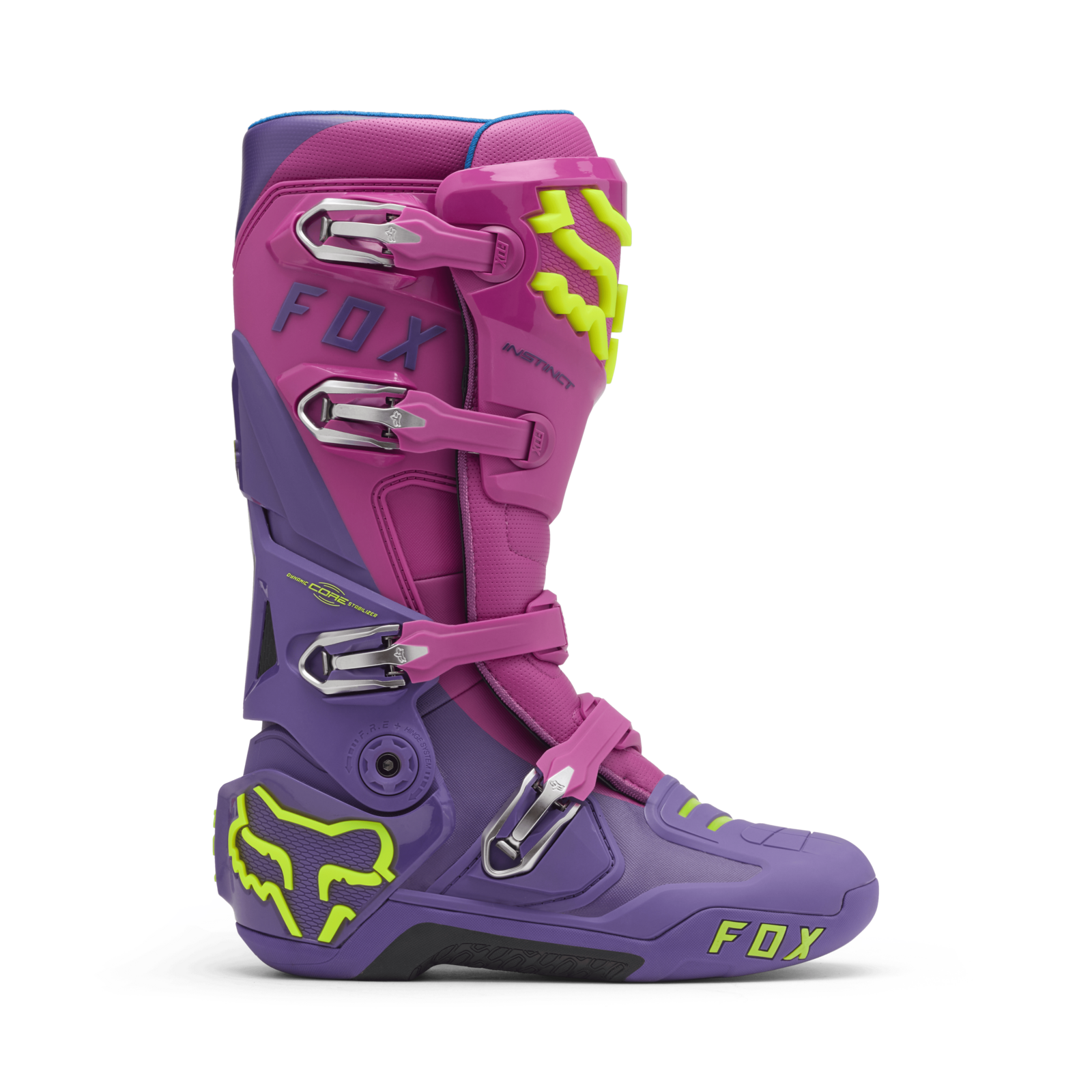 Fox Racing Instinct Motocrossstiefel in VIOLETT