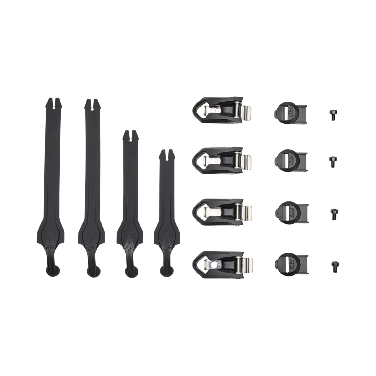 Fox Racing Mx23 Yth Comp Strap/Buckle Kit in SCHWARZ