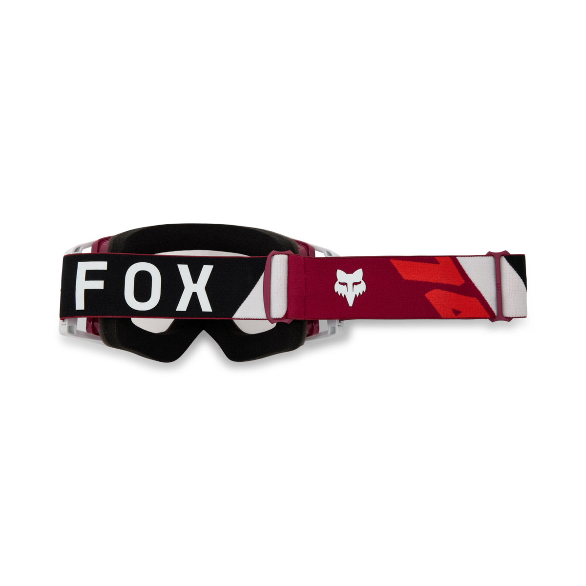 Fox Racing Airspace Tine - Smoke Motorradbrille in ROT